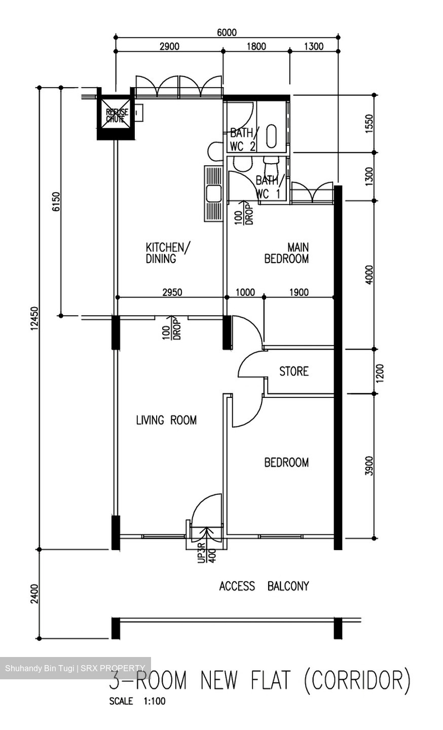 Blk 525 Bedok North Street 3 (Bedok), HDB 3 Rooms #617669511